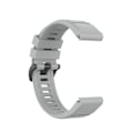 Miniatyrbillede 1 af 2: Grå Grå Silikone Quick Release Rem kompatibel med Garmin Fenix 7X