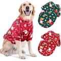 Miniatyrbillede 1 af 4: 2-pak Hunde Juletrøje - Sweater Kat Jule Tøj Outfit Beklædning (M)