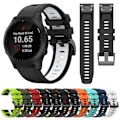 Miniatyrbillede 3 af 5: Sort Gul Sort Gul Silikone Urrem kompatibel med Garmin kompatibel med Forerunner 945