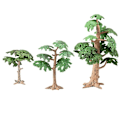 Miniatyrbilde 1 av 4: 3 stk. Simulerte Plantedekorasjoner Kunstige Cypressrekvisitter Falske Furuplanter (Grønn)
