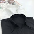 Miniatyrbilde 4 av 4: Dame falsk krage Avtakbar halv Enkel stil Moteplagg White