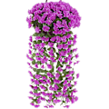 Miniatyrbillede 2 af 5: Kunstig Chlorophytum Buket Bestråling Kunstig Haveplante Hegn Purple