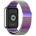 Miniatyrbilde 2 av 5: Fargerik Milan magnetisk stålnettreim kompatibel med Xiaomi Mi Band 8 Pro