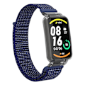 Miniatyrbillede 3 af 5: Indigo Blue PC-kabinet + Nylon Loop-rem kompatibel med Xiaomi Mi Band 7 Pro