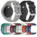 Miniatyrbild 4 av 5: Mörkblått silikonarmband kompatibelt med Garmin Approach S62