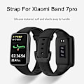 Miniatyrbilde 3 av 5: Gul Gul TPU Klokkereim kompatibel med Xiaomi Mi Band 7 Pro