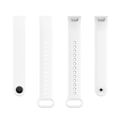 Miniatyrbillede 2 af 5: Hvid hvid silikone urrem kompatibel med Xiaomi Redmi Smart Band Pro