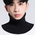 Miniatyrbild 2 av 5: Dam fejk krage halsduk Cervical Support Bandana Mångsidig [Men's collar bandana] Black