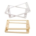 Miniatyrbilde 4 av 5: 4x Flate Gitar Humbucker Pickup Monteringsringer for Elektrisk Gitar Deler Hvit