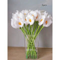 Miniatyrbilde 2 av 11: 5 stk. Heklet Calla Lily Strikkede Kunstige Blomster Kreative Gaver til Venninnebursdag Kvinner Bryllup Yellow 5pcs