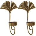 Miniatyrbild 1 av 3: Väggljusstake med Lövdesign - 2-pack