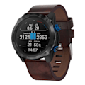 Miniatyrbillede 1 af 5: Læderurrem kompatibel med Garmin Descent Mk 2i