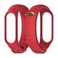 Pikkukuva 2 / 5: Punainen punainen ranneke, yhteensopiva Xiaomi Mi Band 3 / 4 kanssa