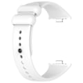 Pikkukuva 3 / 5: Valkoinen Yksivärinen Silikonihihna yhteensopiva Xiaomi Mi Band 8 Pron kanssa