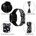 Miniatyrbilde 4 av 5: G G kompatibel med Fitbit Versa 3 Trykt Klokkereim, Størrelse: l