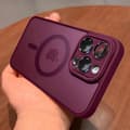 Cover til iPhone 16 Pro Frosted Magnetic Plum Red
