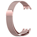 Pikkukuva 4 / 5: Ruusunpunainen metallinen ranneke, yhteensopiva Xiaomi Mi Band 8:n kanssa