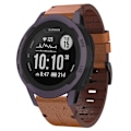 Miniatyrbillede 1 af 5: Læderurrem kompatibel med Garmin Instinct 2s