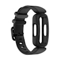 Miniatyrbillede 3 af 5: Sort Sort kompatibel med Fitbit Inspire 2 Silikone Urrem