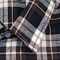Miniatyrbilde 5 av 5: Dame falsk krage Avtakbar krage Herre Rutete Avtakbar C Small size red stripe Plaid-45