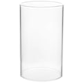Miniatyrbillede 1 af 4: Cylindrisk Glas Søjle Lysestage Åben Ende