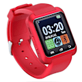 Miniatyrbillede 3 af 5: Rød Rød U80 1.5 Tommer LCD Skærm Bluetooth Sundheds Smart Watch