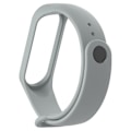 Miniatyrbilde 3 av 4: Grå Grå Silikon Klokkereim kompatibel med Xiaomi Mi Band 3