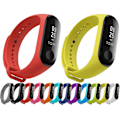 Miniatyrbilde 4 av 4: Grå Grå Silikon Klokkereim kompatibel med Xiaomi Mi Band 3