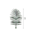 Miniatyrbillede 5 af 5: Simulerede kokosnøddeblade frugttræer palme botaniske haver spredte blade museum potteplanter kokospalmer falske solsikke blade Kunstig Flora Light color 1.4m