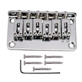 Miniatyrbilde 3 av 5: 6 Strengers Gitar Rulle Saddle Bridge Tailpiece for Elektrisk Gitar Sølv
