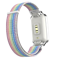 Miniatyrbilde 4 av 5: Fargerikt PC-deksel + Nylon Loop-stropp kompatibel med Xiaomi Mi Band 7 Pro