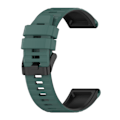 Miniatyrbillede 1 af 5: Mørkegrøn Sort Mørkegrøn Sort 26mm Urrem kompatibel med Garmin Fenix 3 Sapphire