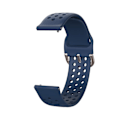 Miniatyrbild 3 av 5: Midnattsblå Midnattsblå kompatibel med Huawei Watch Gt2e Andningsbart Poröst Armband