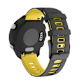 Miniatyrbillede 3 af 5: Sort Gul Sort Gul 22mm kompatibel med Xiaomi Haylou Rt Rs3 Ls04 / Ls05s Urrem