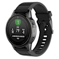 Miniatyrbilde 4 av 5: Sort Sort kompatibel med Garmin Fenix5 (22mm) silikonrem