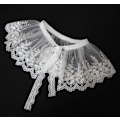 Miniatyrbilde 5 av 5: Dame falsk krage Mesh Sjal Krage White