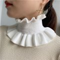 Miniatyrbilde 1 av 5: Dame falsk krage Avtakbar halvskjerf Pullover Dobbel Wood Innocence