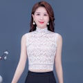 Miniatyrbilde 1 av 5: Dame falsk krage Høst Vinter Vill Mote Pullover En Rose white【 3089]] 45-55kg