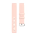 Pikkukuva 2 / 5: Vaaleanpunainen Vaaleanpunainen 18mm Hopeanvärinen Solki Tpu Ranneke Kellonranneke yhteensopiva Fitbit Charge 4 / Charge 3 / Charge 3 Se:n kanssa, Koko: L