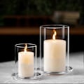 Miniatyrbilde 2 av 4: Åpen Glass Tube - Lysestake for Søylelys