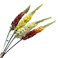 Miniatyrbilde 5 av 6: Kunstig Blomst Ridderspore Eremurus Ananas Arrangement Sett for Hjem Hotell Dekor yellow