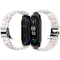 Miniatyrbillede 1 af 5: Transparent Gennemsigtig Rustfrit Stål Urrem kompatibel med Xiaomi Mi Band 6 / 5