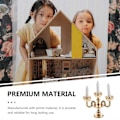 Miniatyrbilde 3 av 3: Miniatyr Lysestake Rekvisitter - Dukkehusdekor