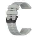 Pikkukuva 2 / 5: Harmaa harmaa silikoninen ranneke, yhteensopiva Garmin Fenix 6x Sapphire -kellon kanssa