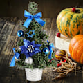 Miniatyrbild 5 av 5: 30cm Dekorerad Blekningsfri Mini Julgran PVC Fantastisk Visuell Effekt Konstgjord Julgran Bordsdekoration