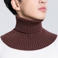Miniatyrbild 1 av 5: Dam fejk krage halsduk Cervical Support Bandana Mångsidig [Men's collar bandana] Khaki