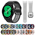 Miniatyrbilde 3 av 5: Svart Svart Silikon Klokkereim kompatibel med Samsung Galaxy Watch 4 44mm