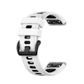 Miniatyrbillede 3 af 5: Hvid Sort Hvid Sort kompatibel med Garmin Fenix 6x Rem