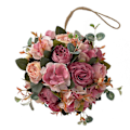 Miniatyrbilde 1 av 4: Simulert hortensia peon ball Kunstig Flora dark pink