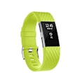 Miniatyrbillede 1 af 5: Grøn grøn diamantmønstret rem kompatibel med Fitbit Charge 2, 10,5x8,5 cm